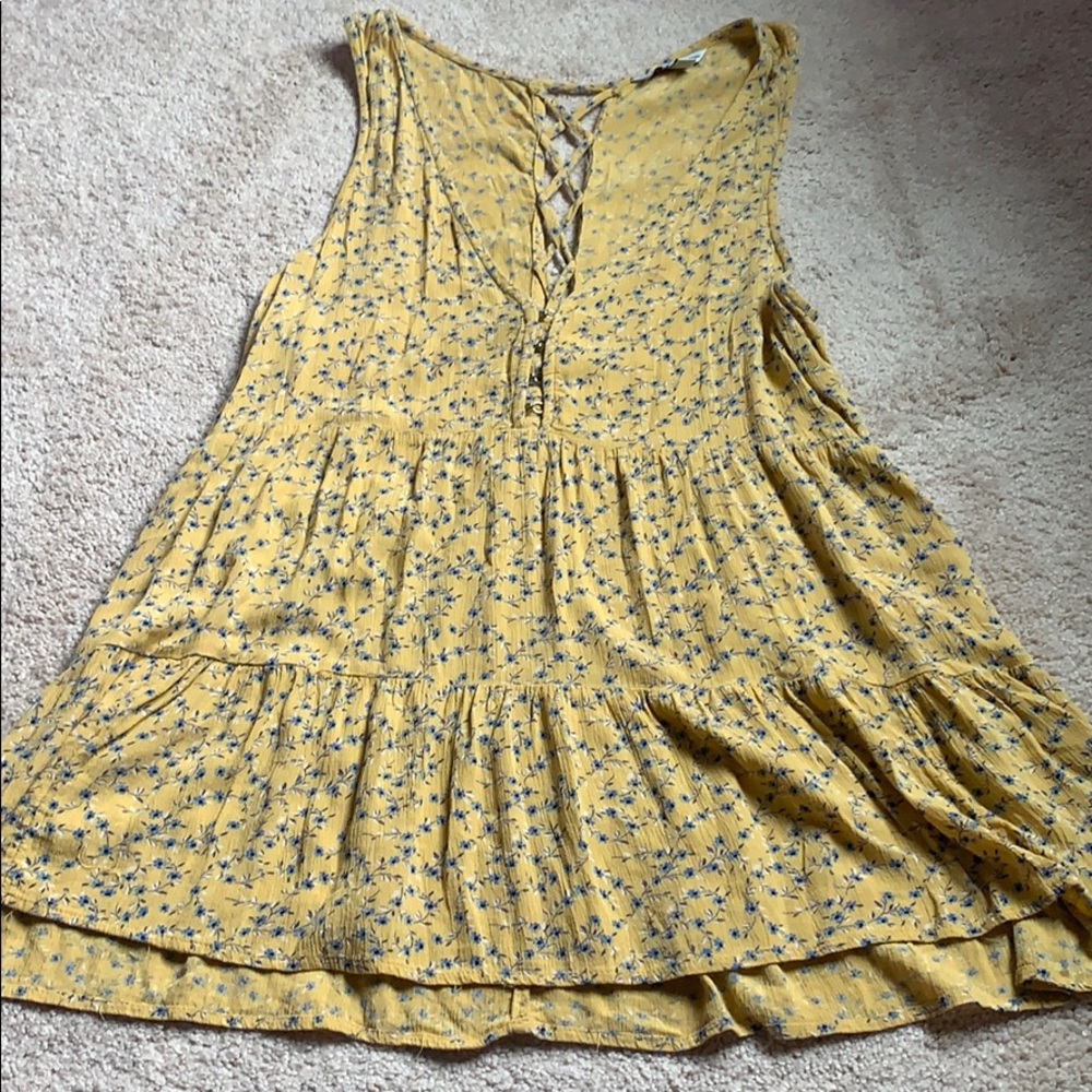 AE Tiered Flowy Tank Top